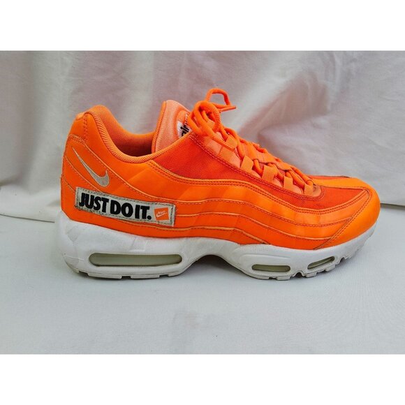 Nike Air Max 95 SE Size 13 Mens Just Do It Orange Low Lace Sneakers AV6246-80 - Picture 1 of 15